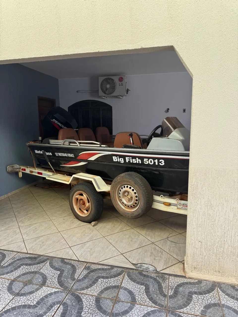 Lancha metalglass mercury 50hp 4 tempos - Foto 6