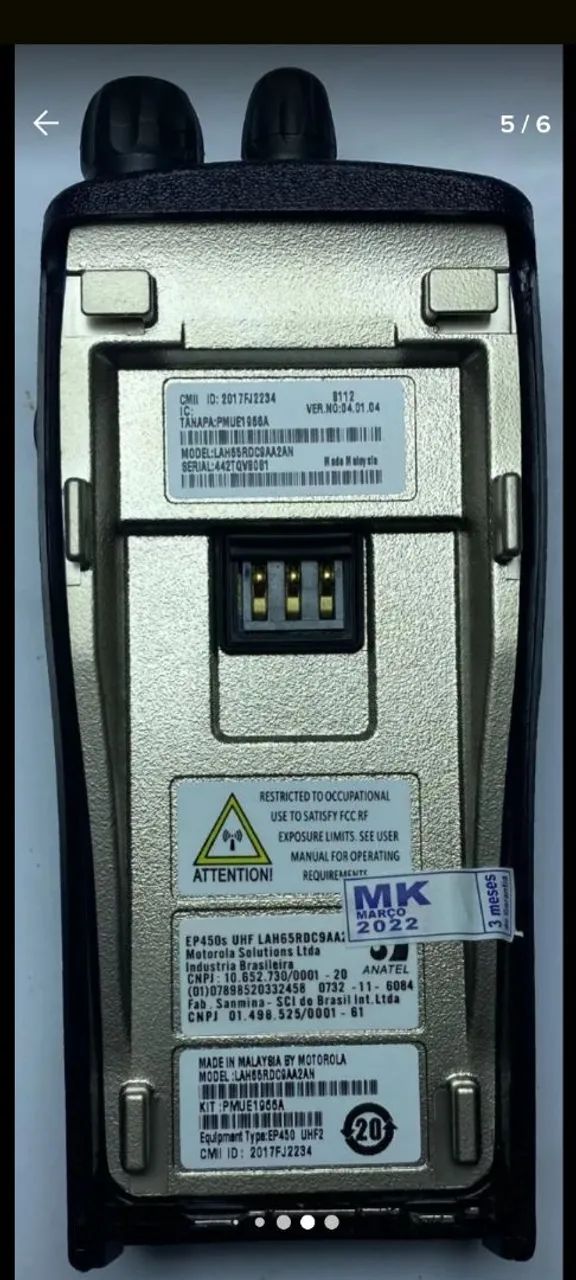 Walkie Talkie Motorola EP450 - Foto 3