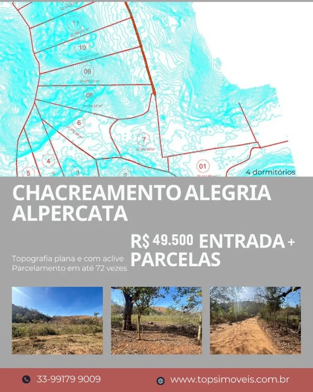 Chacreamento Alegria em Alpercata