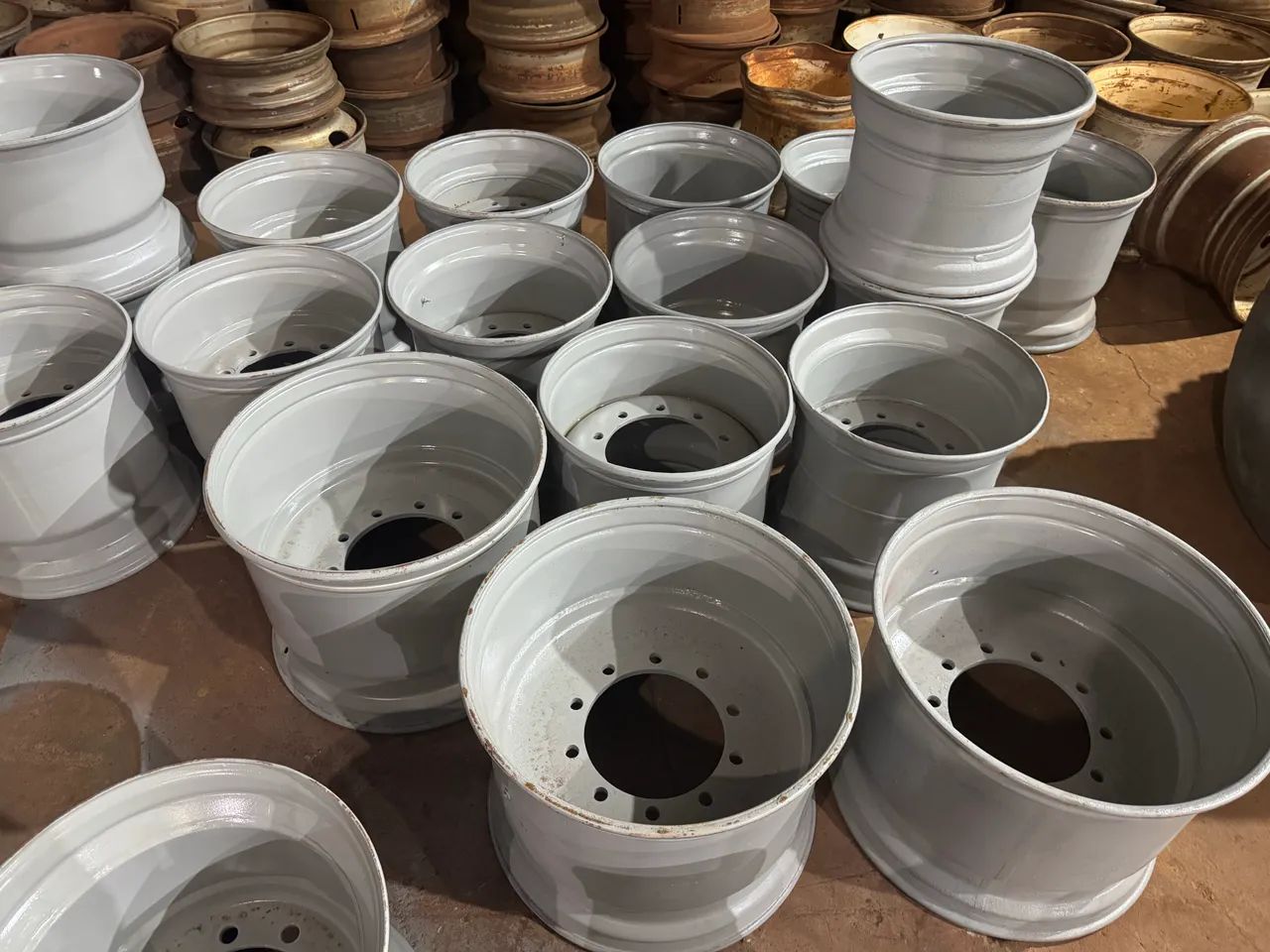 Rodas de ferro para transbordos e carretas diversos  - Foto 2