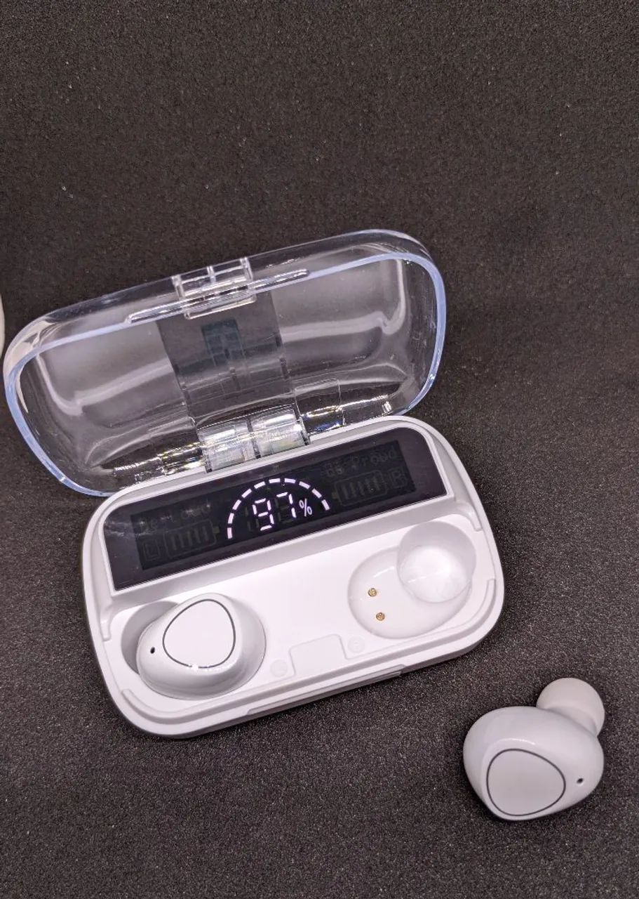 Fones de ouvido M10  TWS sem fio com estojo carregador - Foto 3