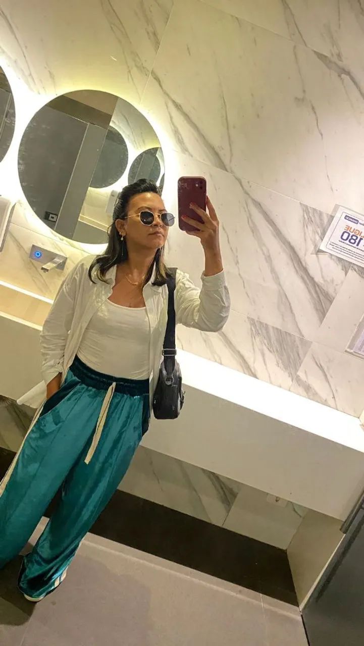 Calça moletom verde  - Foto 4