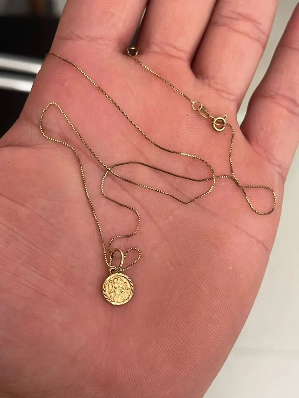 Colar com pingente feminino Ouro18k  - Foto 2