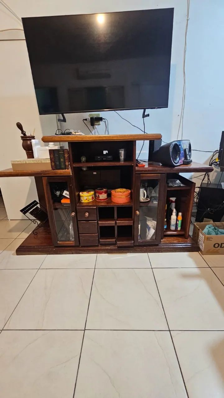  móvel de sala em madeira maciça  - Foto 3