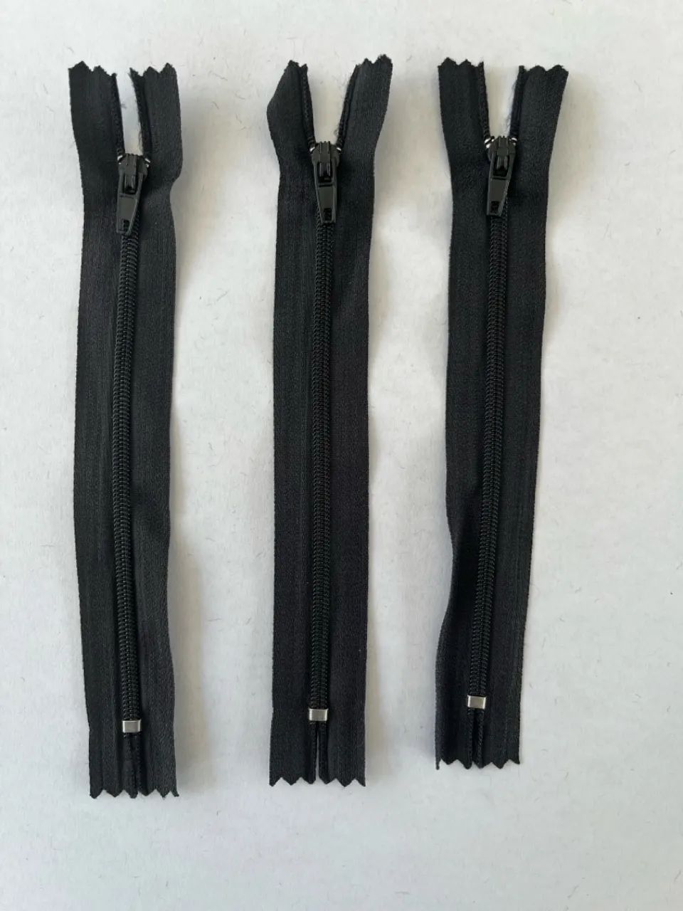 50 Zíperes 15cm Nylon Preto - Foto 3