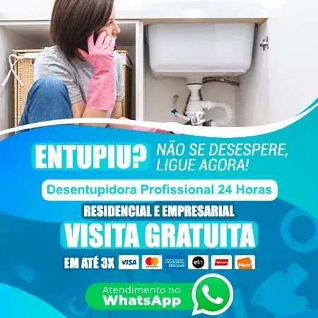 Desentupidora geral 24h