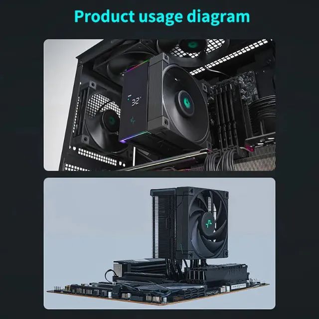 Air Cooler DeepCool AK500S Digital - Foto 4