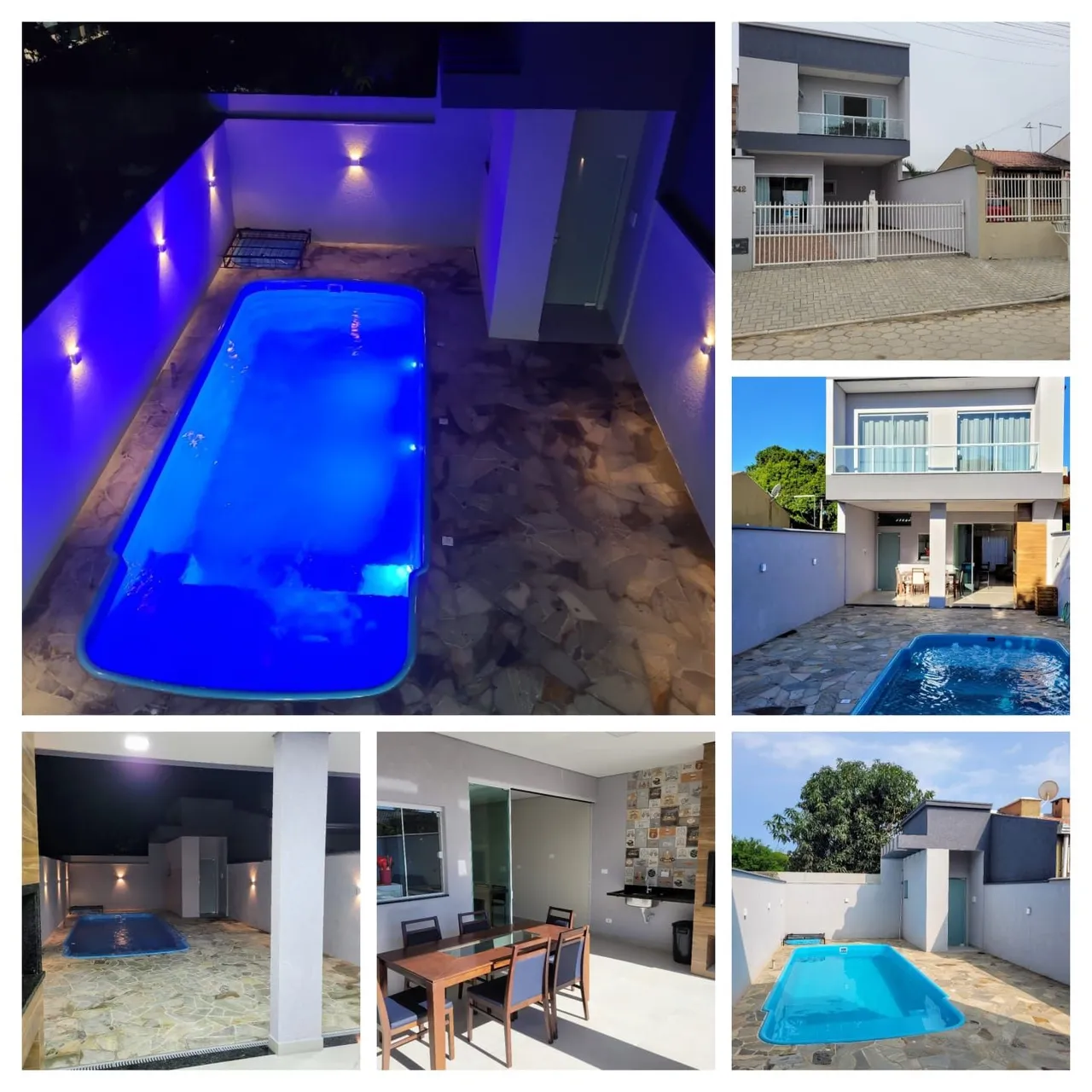 Casa c/ Piscina em Itapoá-SC 250m do mar<br>