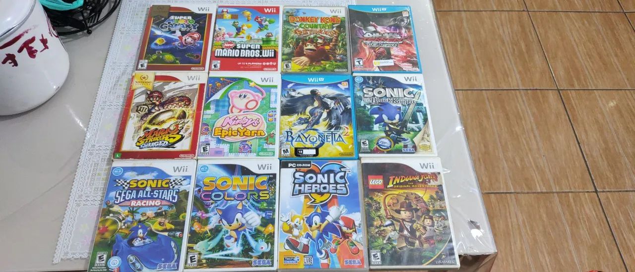 Lote de Jogos Wii - Diversos Títulos