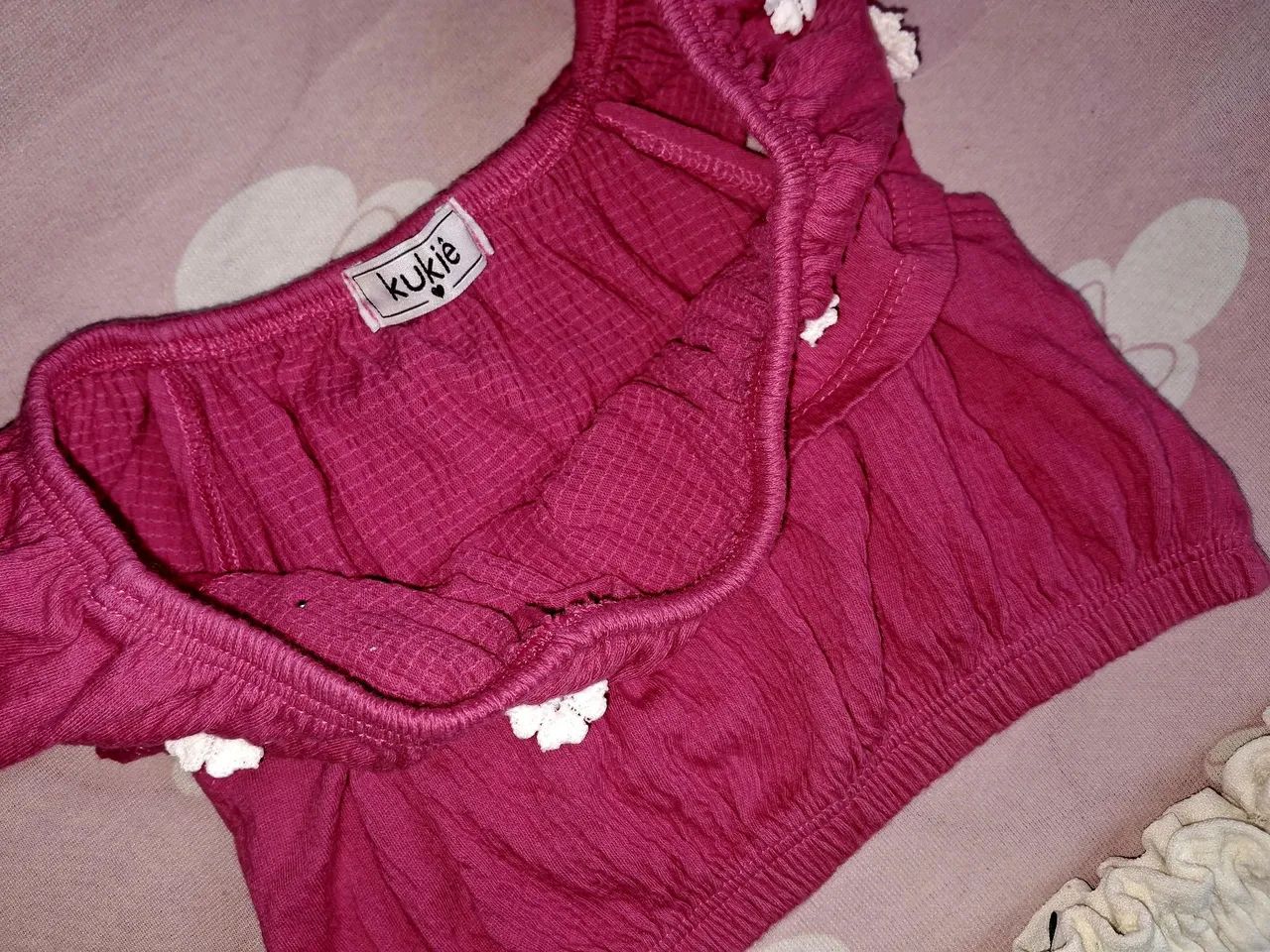PEÇAS P MENINA NOVAS SERVE 5 E 6 ANOS KUKIÊ, INFANTI, HELLO KITTY ETC - Foto 4