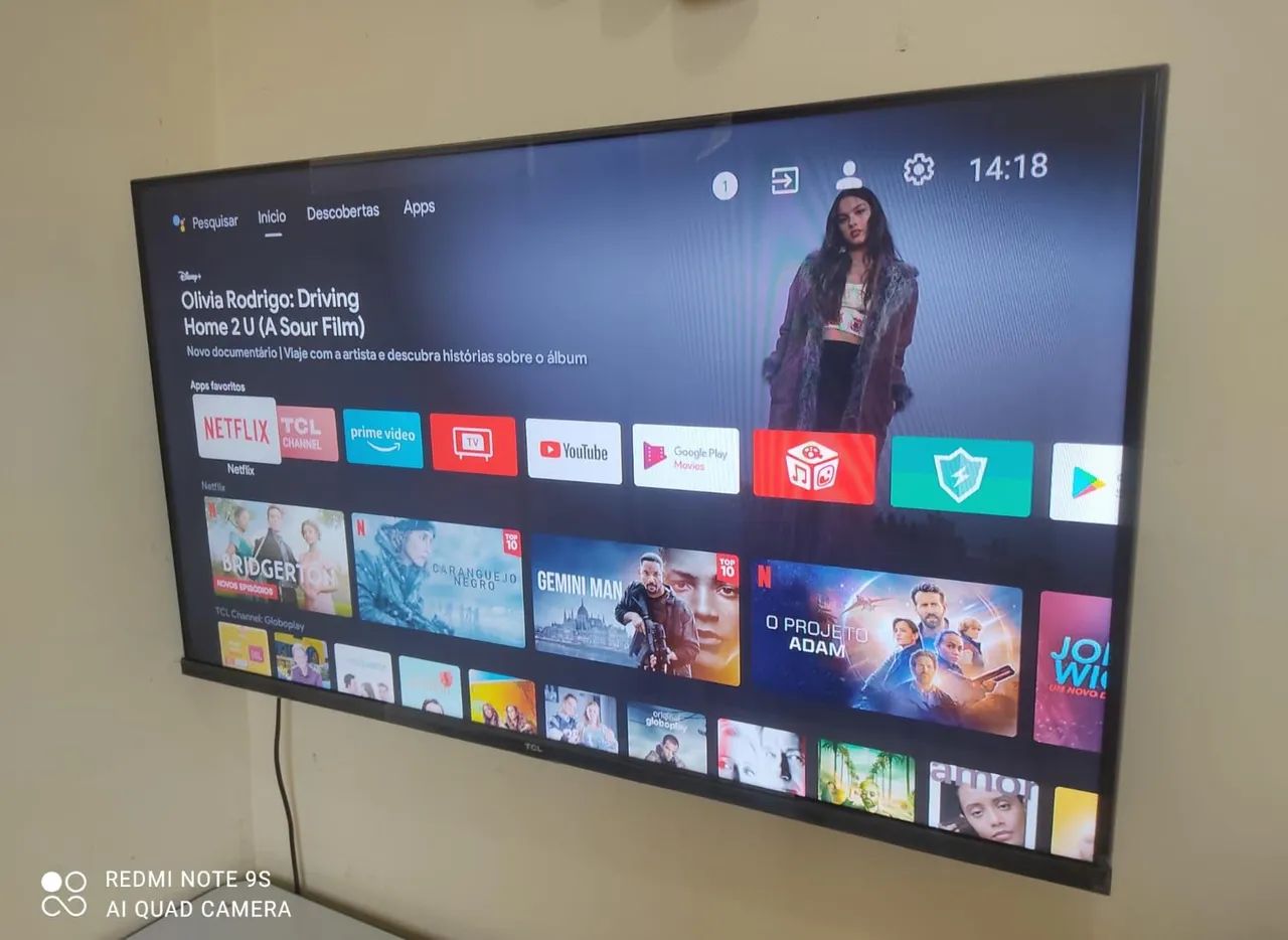 Smart tv 42 HDR 4K Android Alexa Bluetooth aceito cartão faço entrega 