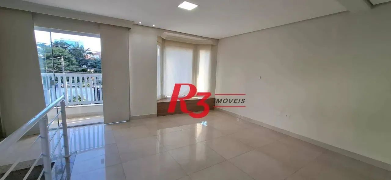 Casa, 380 m² - venda por R$ 1.490.000,00 ou aluguel por R$ 13.000,00 - Embaré - Santos/SP - Foto 2