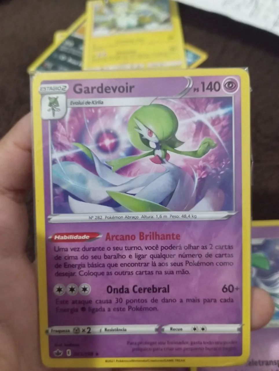 Cartas Pokemon Ralts, Kirlia e Gardevoir - Foto 2