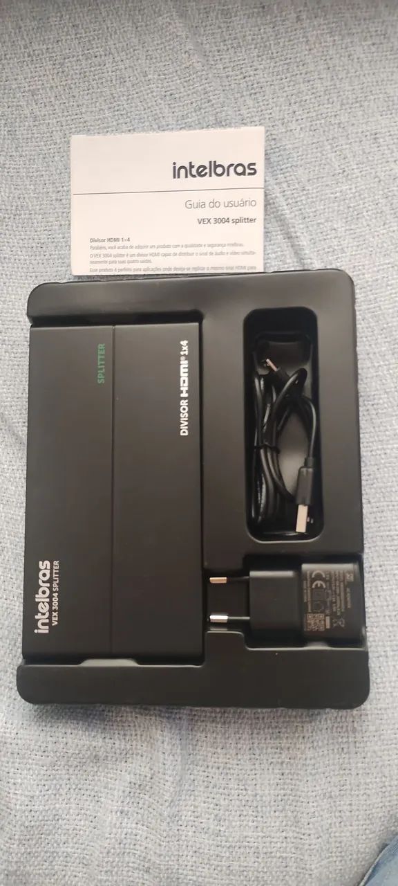 2 - Divisor- Splitter HDMI 1x4 INTELBRAS VEX 3004 - 150,00 as duas