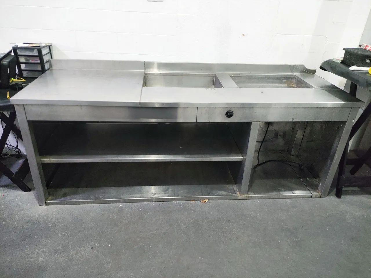 Bancada de Inox condimentadora