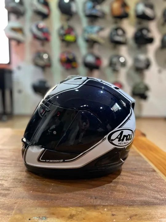 Capacete Arai Rx-7 Gp Pedrosa Viseira Fume Peças para motos