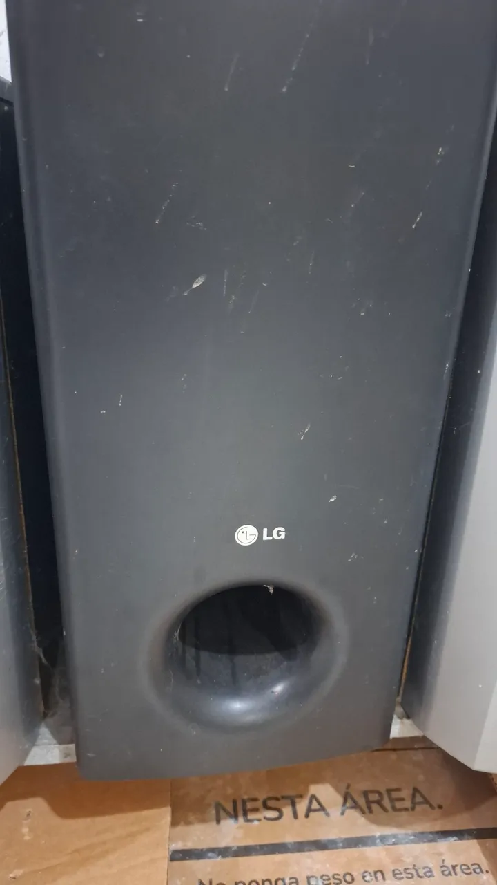 Caixas aiwa e Subwoofer LG
