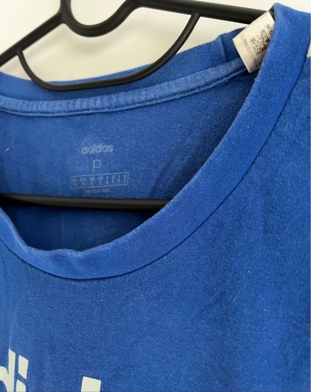 Camiseta Adidas Azul e Preto -P - Foto 3