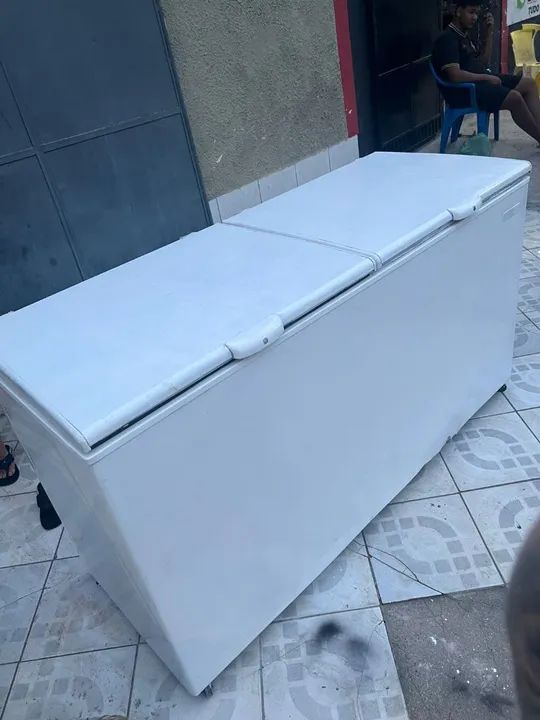 Freezer 2 portas grande gelando muitoooo