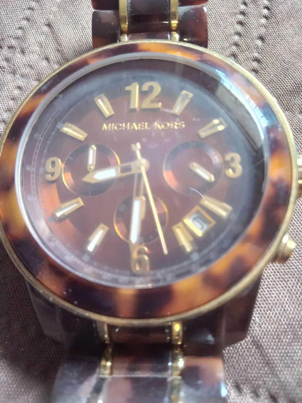 Relógio feminino Michael Kors MK5805 importado original marrom - Foto 4