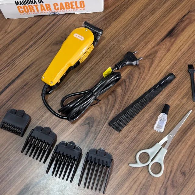Máquina de Cortar Cabelo Profissional Knup QR-8918 Potência e Precisão para Todos Cortes - Foto 6