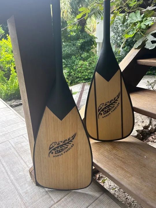 Remos em madeira para canoa havaiana marca Samoa  - Foto 4