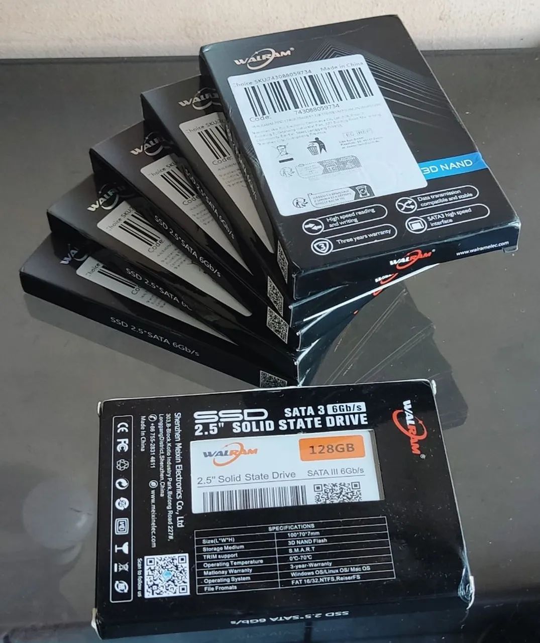 SSD WalRam 128GB Sata 3 