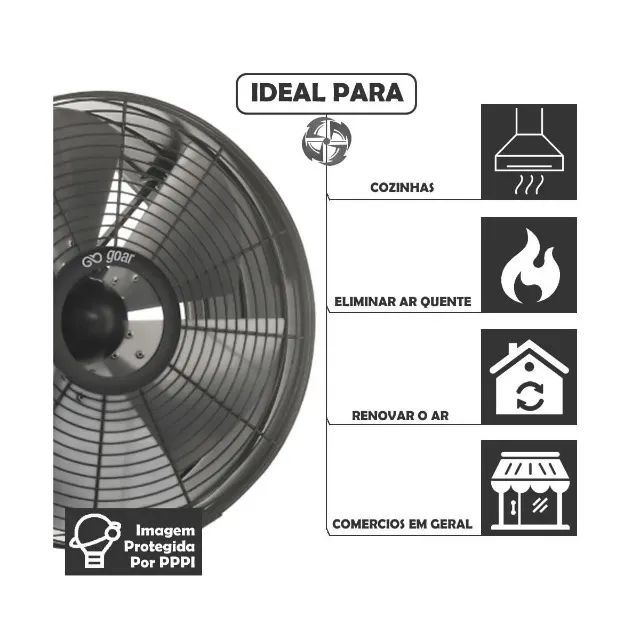 Exaustor Axial 40cm EX40 Goar - Foto 4
