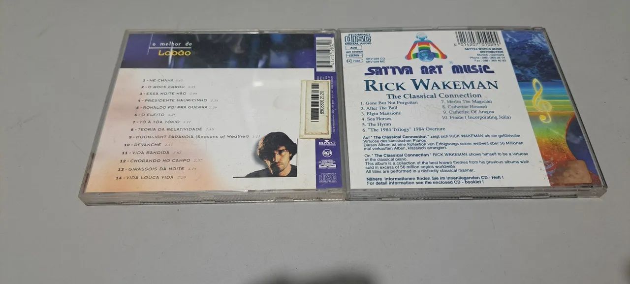 CDs Rick Wakeman e Lobão 100,00 cada. - Foto 5