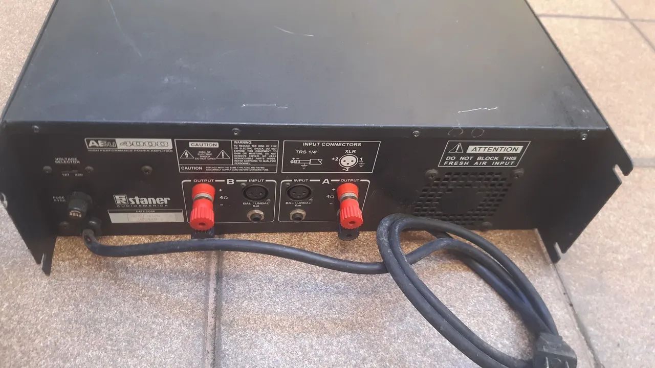 Amplificador de Potência Staner ABU 4000 - Foto 2