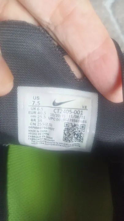 Tênis Nike Preto 39 - Foto 3