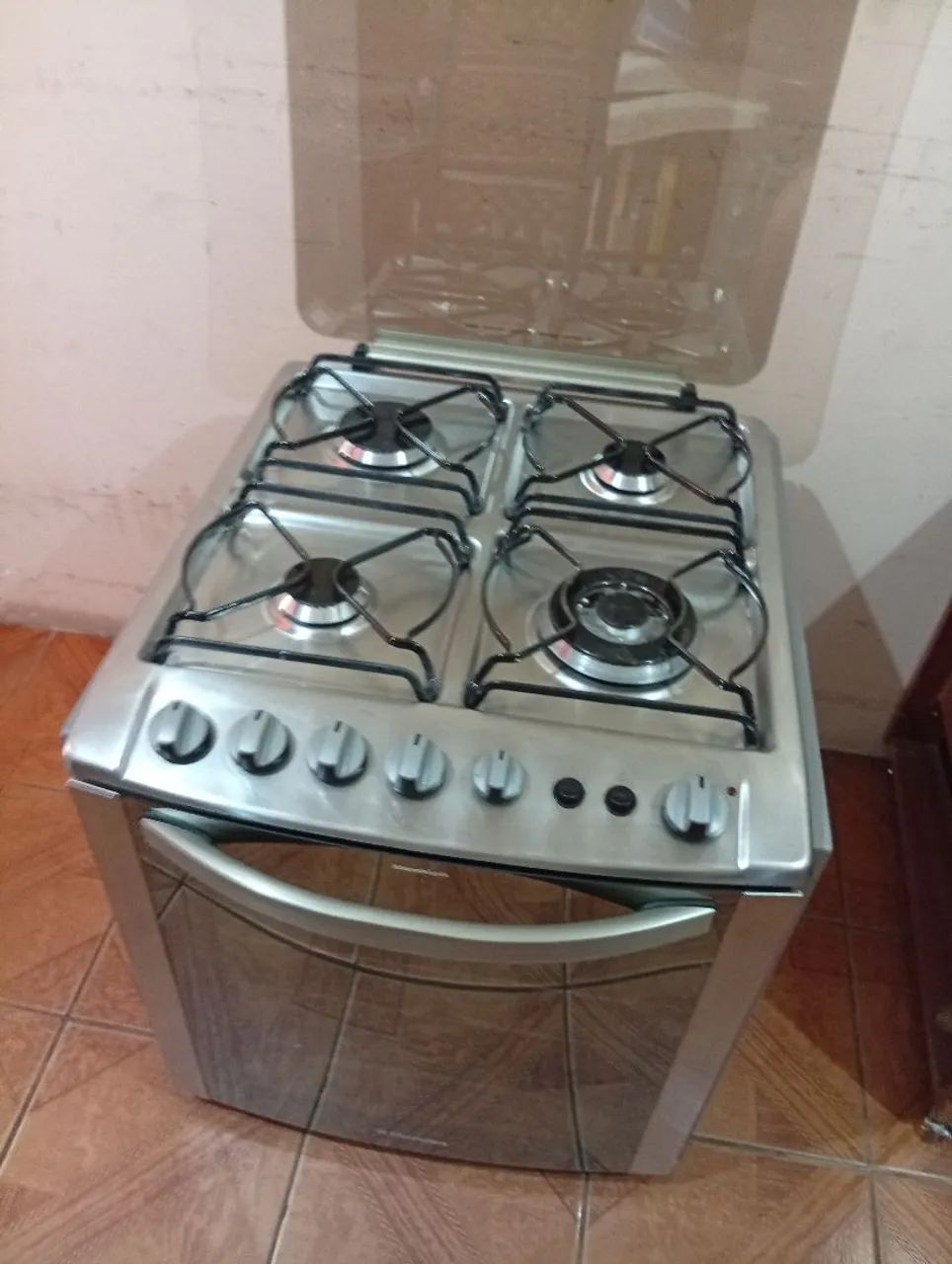 Fogão 4 Bocas de Embutir Electrolux em Inox Espelhado Tripla Chama C/Grill Elétrico  - Foto 3
