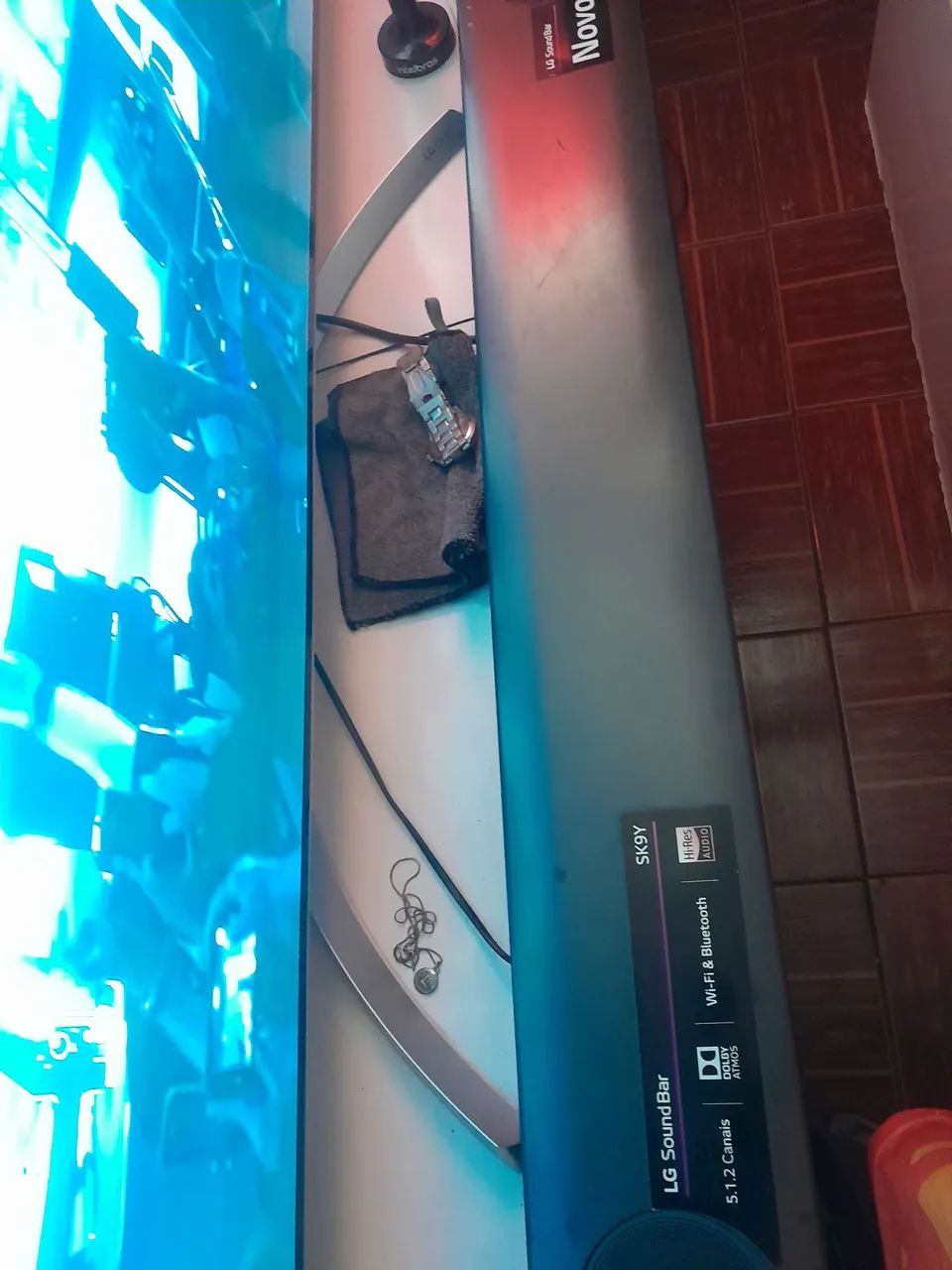 Sk9y Sk9y Atmos Soundbar LG SK9Y Canais Wi-Fi E Bluetooth