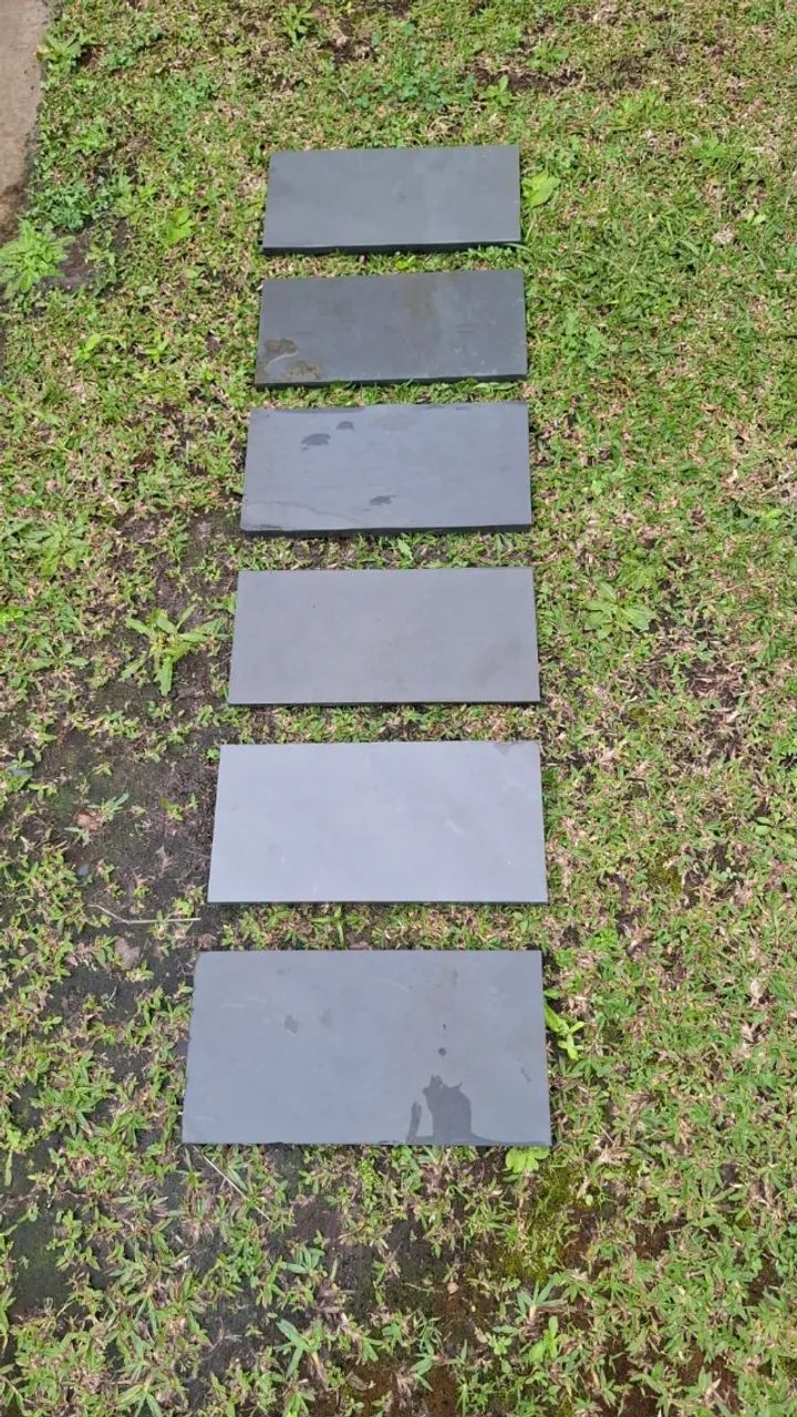 Kit 10 peças Pisante Grama 20X40 cm - Foto 3