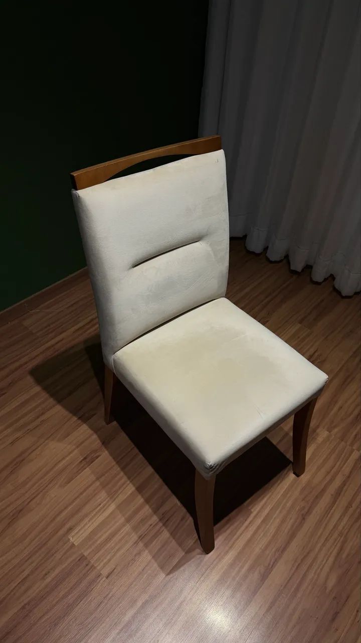 Jogo de 4 Cadeiras de Jantar Estofadas - Ótimo Preço - Foto 4