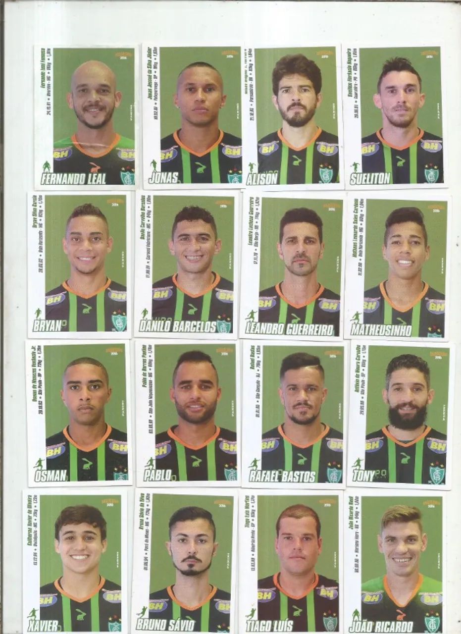 FIGURINHAS CAMPEOONATO BRASILEIRO 2016 - Foto 3