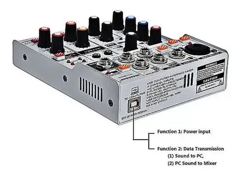 Mesa De Som Staner Mx0402i Interface De Áudio Usb - Foto 2
