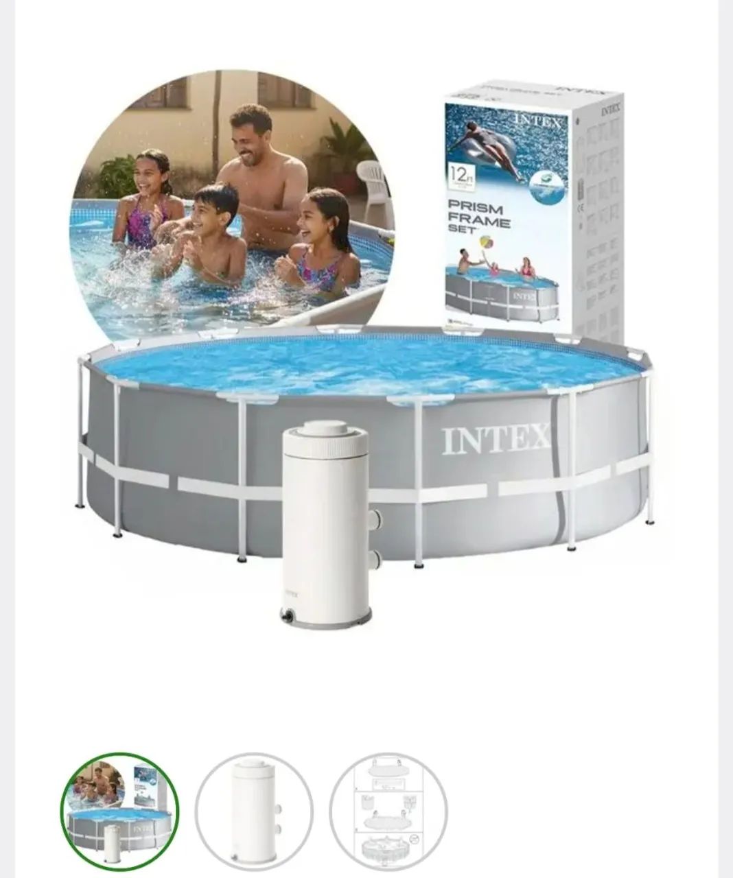 PISCINA ESTRUTURAL INTEX - PRISM FRAME SET - Foto 2