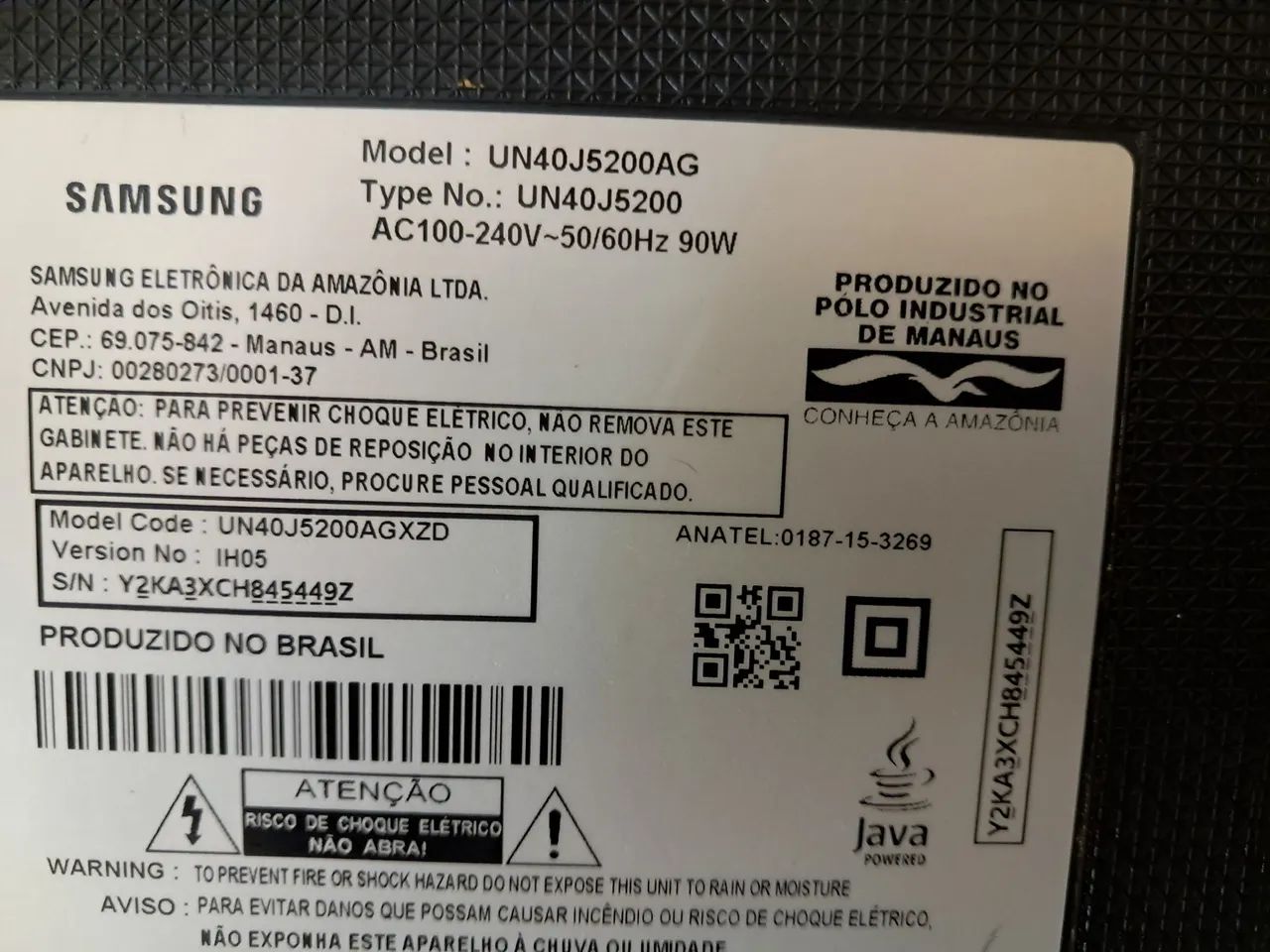 TV SAMSUNG 40 POLEGADAS COM DEFEITO  - Foto 5