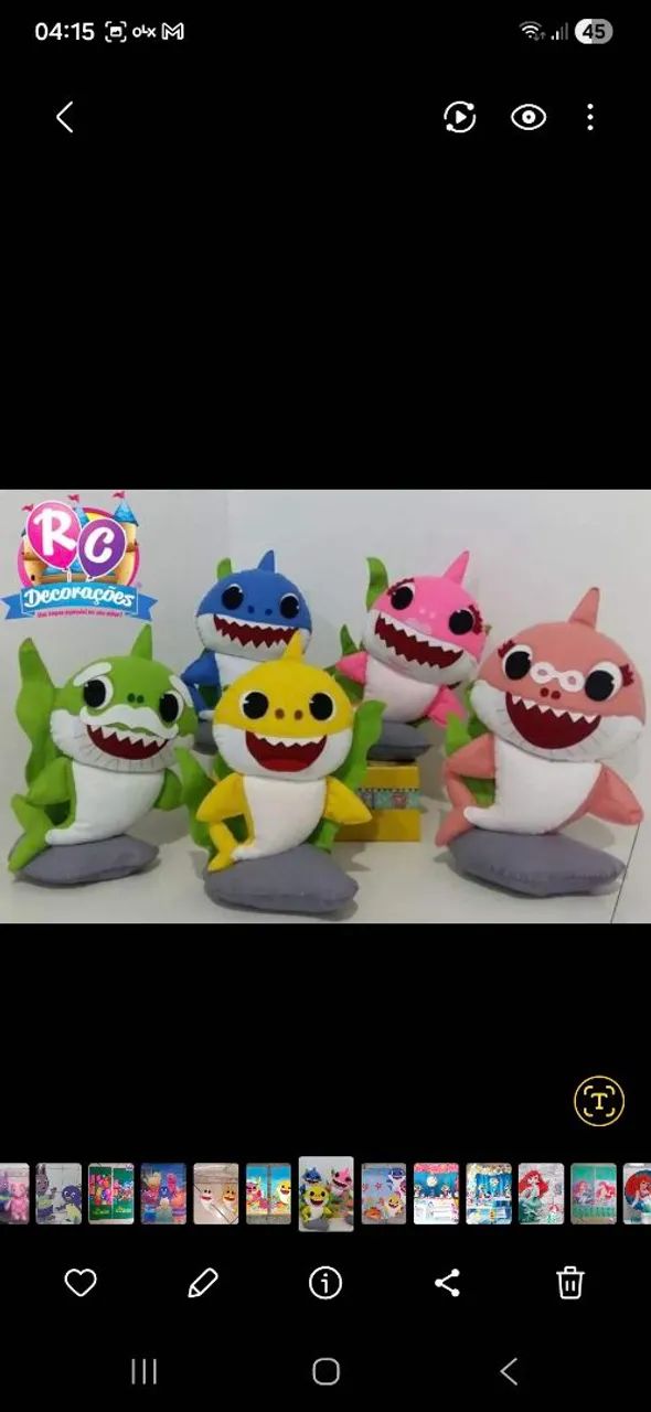 Feutros Baby Shark