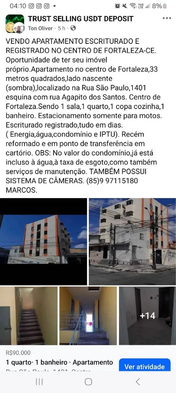 VENDO APARTAMENTO ESCRITURADO E REGISTRADO  - Foto 2