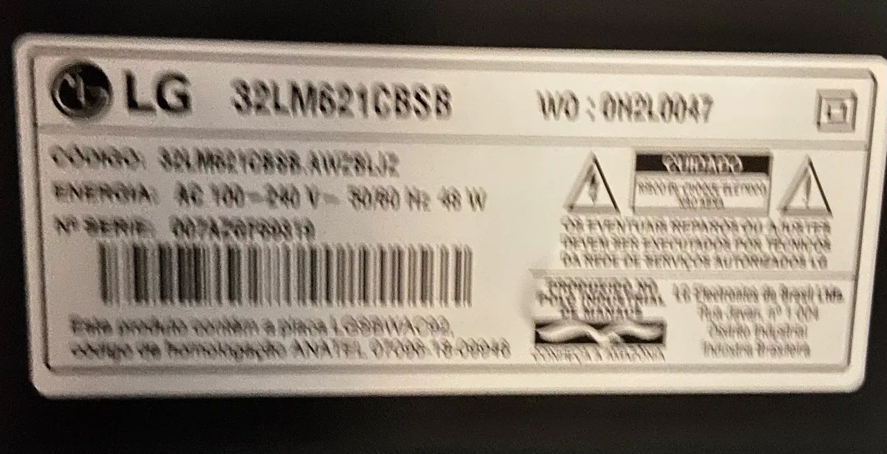 Smartv LG 32 polegadas RETIRADA DE PEÇAS - Foto 2
