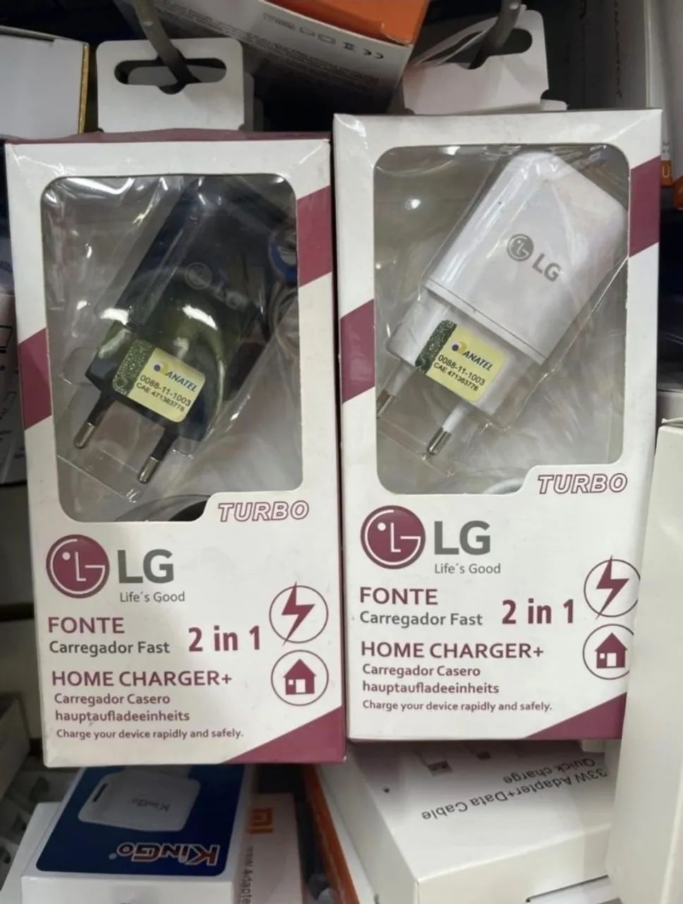 Carregador de Celular LG + Cabo Micro USB V8 - Foto 2