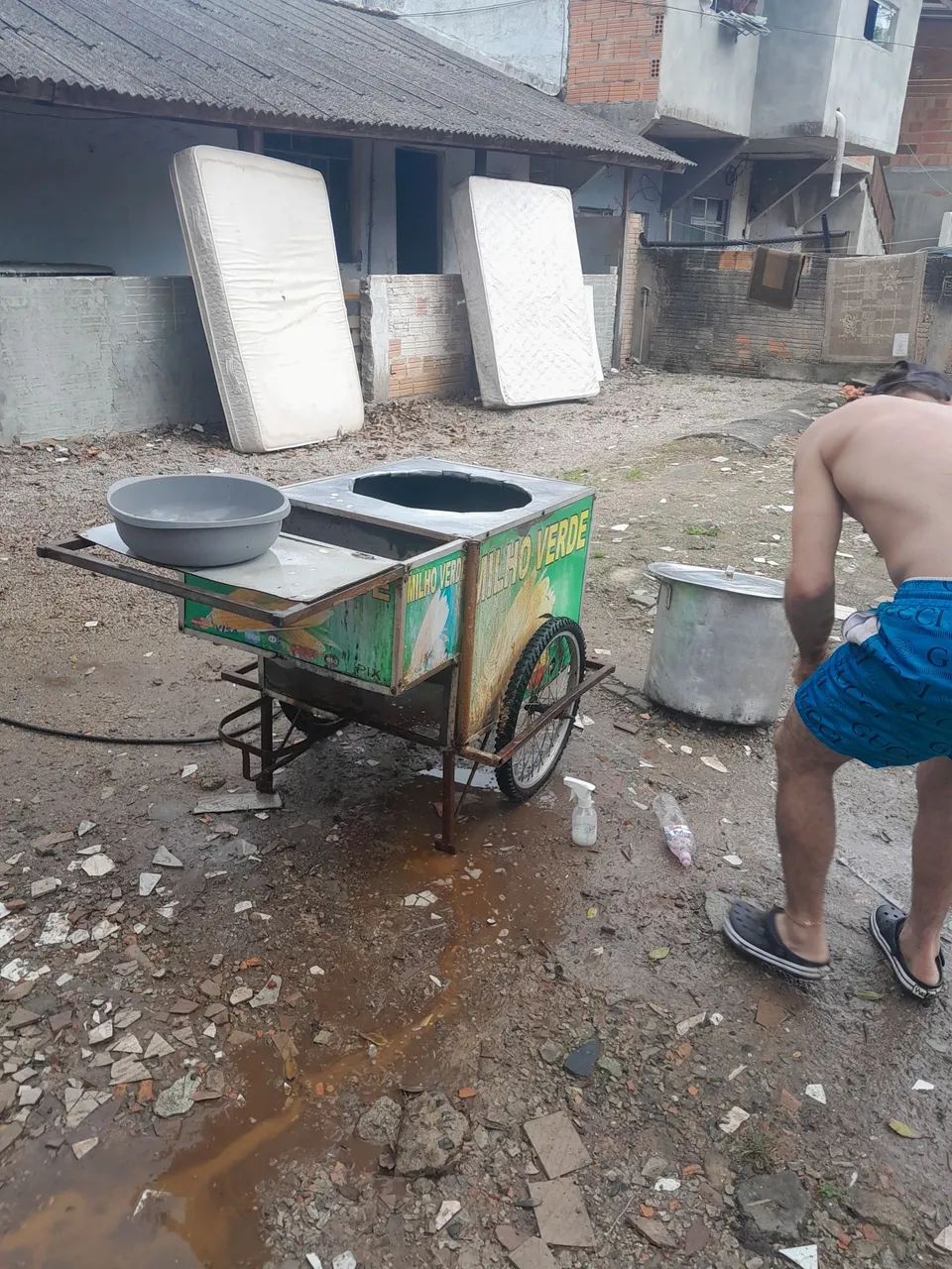 Trabalho com limpeza de telhados,de terrenos,podas arvores,lavação, restauraçao comAdriano - Foto 2