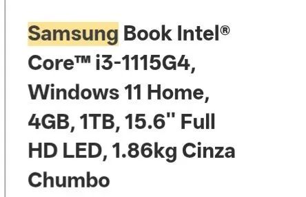 NOTEBOOK SAMSUNG - Foto 2