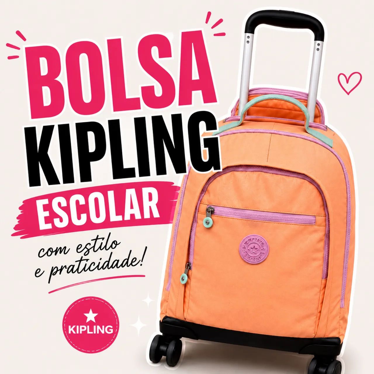Mochila kipling - De 2.049,00 por 890,00