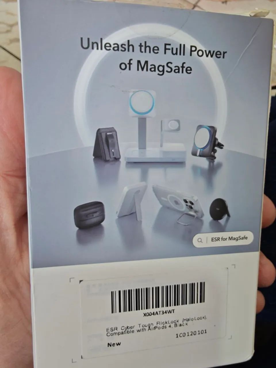 Case protetora para AirPod 4, cor preta novo - Foto 2
