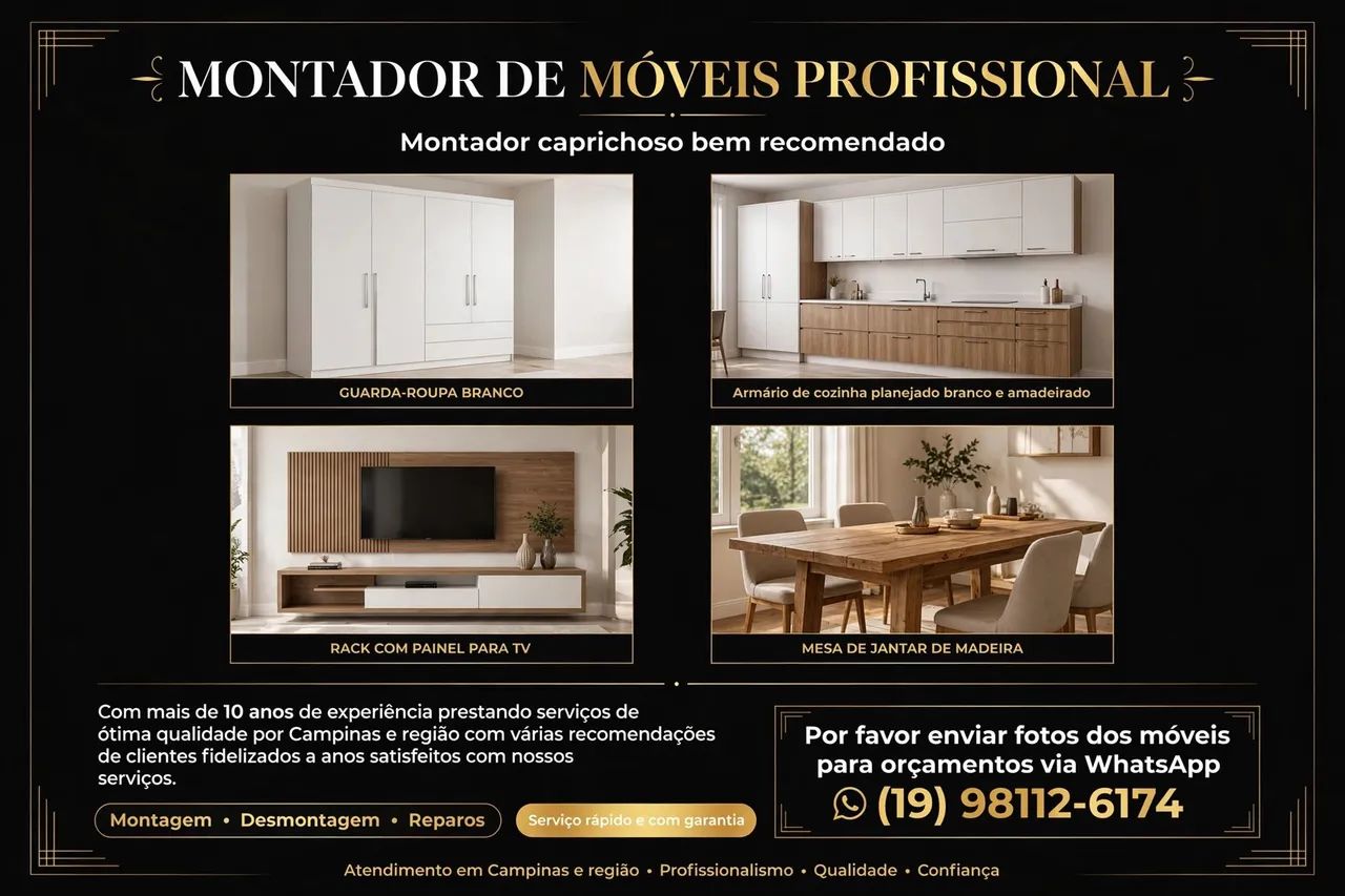 Montador de móveis profissional  - Foto 2