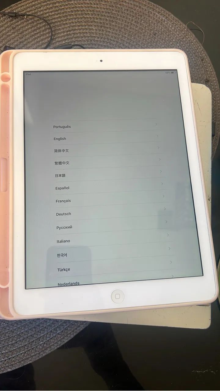 iPad Air de 1ª geração com tela grande original. Ideal para