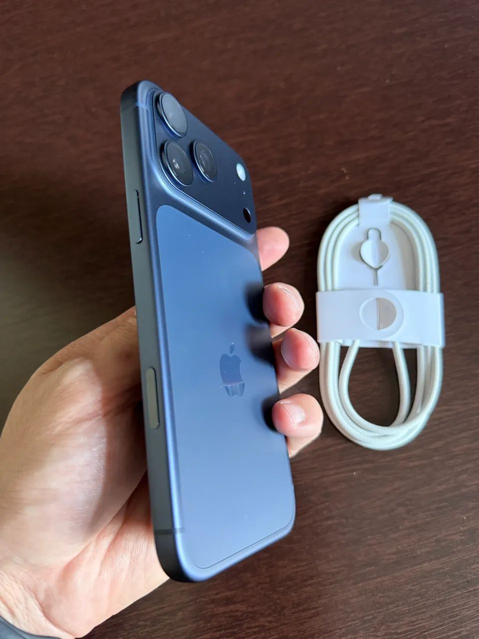 iPhone 17 Pro Max 512GB Azul Novo - Foto 3